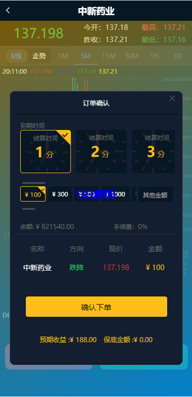 图片[3]-医药投资微交易系统/微盘时间盘源码/投资理财源码-98源码