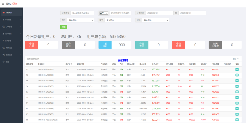图片[9]-医药投资微交易系统/微盘时间盘源码/投资理财源码-98源码