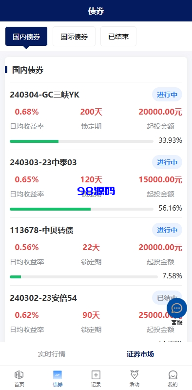 图片[3]-股票债券投资理财系统源码/贷款/投资收益计算/前端uniapp-98源码