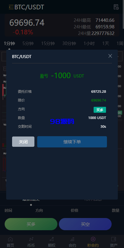 图片[10]-完整修复多语言交易所系统源码/秒合约/期权/合约/新币申购/投资理财-98源码