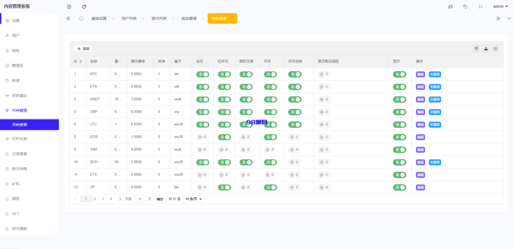 图片[16]-多语言交易所系统源码/期权/合约币币交易/IEO/质押-98源码