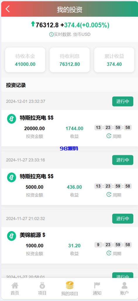 图片[2]-独家海外八国语言新能源产业投资理财系统源码-98源码